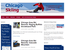 Tablet Screenshot of chicagoskiing.org